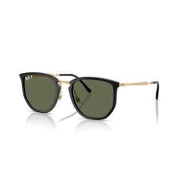 Imagem de Óculos de Sol Ray-Ban Polarizado 0RB4451 630658 Tam 53 / Preto - Lentes Verde
