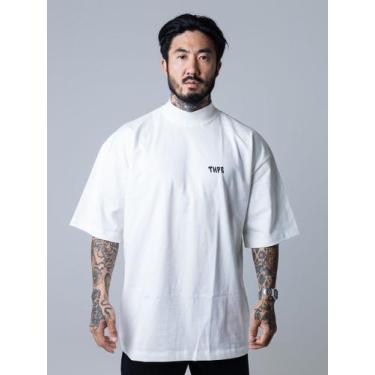 Imagem de Camiseta Oversized Gola Alta Angel - Thpe Company , M, Off white