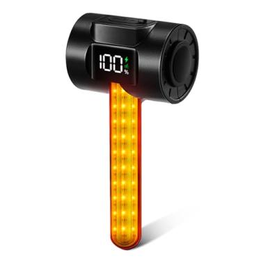 Imagem de Vroomoto Luzes de bicicleta para condução noturna luz traseira de bicicleta com navegação com sensor inteligente com bateria de longa duração e suportes de montagem duplos, Edição inteligente de luz