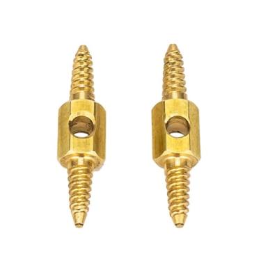 Imagem de POCREATION Passador de Fio de Bicicleta, Conector de Cobre para Cabo de Freio e de Velocidade, Com Design Dourado Durável, Adequado para Bicicletas de Montanha de Estrada