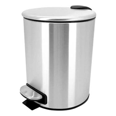 Imagem de Lixeira Aço Inox com Cesto Removível - 3 Litros - Mimo Style