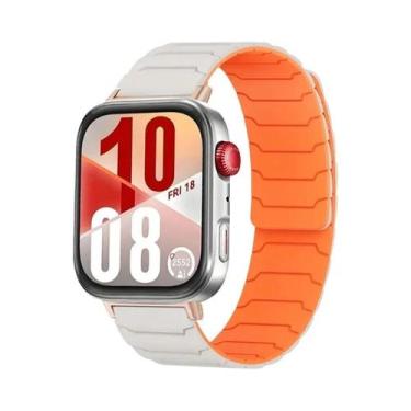 Imagem de Pulseira Substituta Magnética De Silicone Para Huawei Watch Fit 4 3 4 