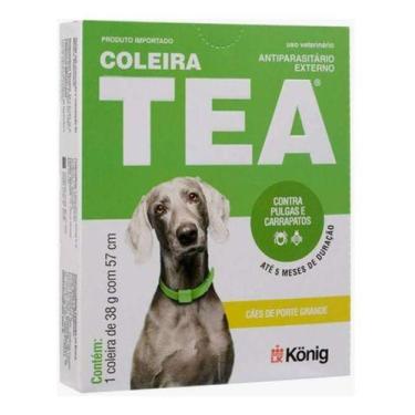Imagem de Coleira Antipulgas Tea 327 Para Cães Gatos Porte Grande 57cm - Konig