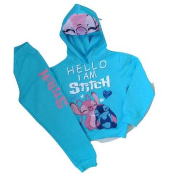 Imagem de Conjunto Infantil Personagem Flanelado Moletom Inverno Capuz - Ralland