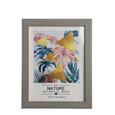 Imagem de Porta Retrato 10x15cm Nature Moldura Cinza - Wincy