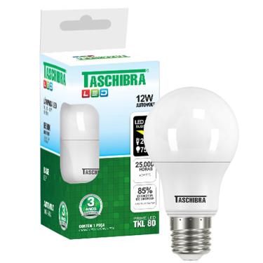 Imagem de Lâmpada Led Bulbo Tkl80 12w Frio 6500k Taschibra Branca