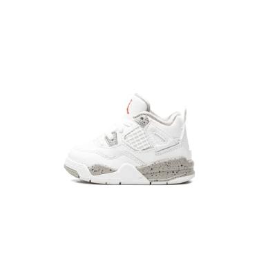 Imagem de Toddler's Jordan 4 Retro White Oreo White/Fire Red-Tech Grey-Blk (BQ7670 100) - 6