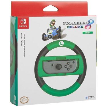 Imagem de HORI Nintendo Switch Mario Kart 8 Deluxe Wheel (Luigi Version) Officially Licensed By Nintendo - Switch