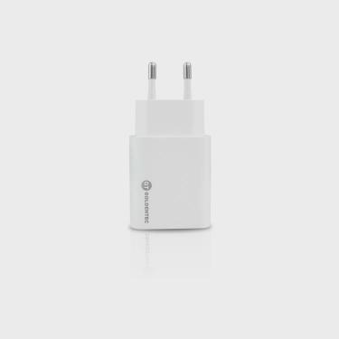 Imagem de Carregador de Parede Fast Charge usb-c 18W + USB 3.0 18W Bivolt - Branco gt