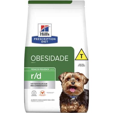 Imagem de Ração Seca Hill's Prescriptions Diet r/d Pedaços Pequenos Redução de Peso para Cães Adultos - 7,5 Kg