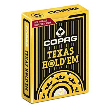 Imagem de Kit Baralho Copag Texas Holdem Poker Caixa com 12 Unidades 100% Plástico em PVC - 94886