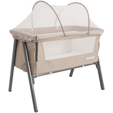 Imagem de Berço para Bebe Co-leito Lado a Lado Kiddo Lazy Capuccino