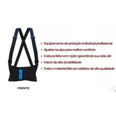 Imagem de Protetor Coluna Cinta Correção Postura - segurança total 