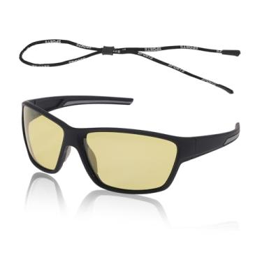 Imagem de TUCKBOLD 1 conjunto de óculos de sol de motocicleta Tri-Acetil Cellulos PC UV400 para esportes ao ar livre para motocross Dirt Bike ATV Lente amarela armação preta cinza