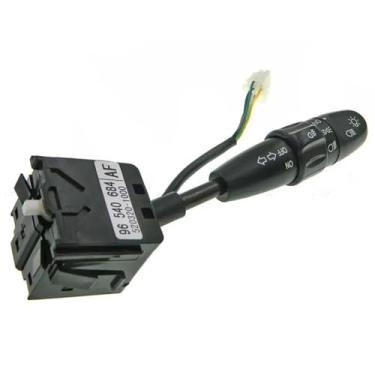 Imagem de Interruptor de seta, interruptor do limpador de para-brisa e interruptor do farol para Chevrolet Aveo 5 1.6L e Kalos 2004-2008 (códigos: 96540684 e 9024792).