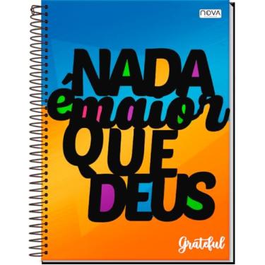 Imagem de CADERNO UNIVERSITÁRIO C/D ESPIRAL 1 MATÉRIA 80 FLS GRATEFUL