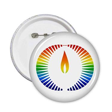 Imagem de Diferenciação de luz, identidade, arco-íris, alfinetes, emblema, botão, emblema, decoração, 5 peças