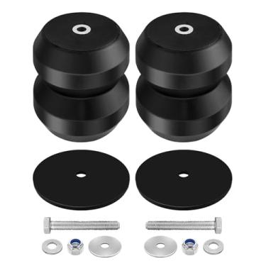 Imagem de QAGGUM Kit de mola auxiliar de suspensão traseira adequado para Chevy GMC Silverado 1500 Sierra 1500 1999-2021, batentes de borracha substituem Gmrck15s, 3900 kg