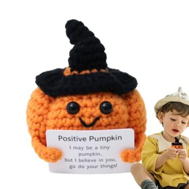 Imagem de Bonecas de Crochê Infantis | Boneca de Croché Motivacional - Ornamento para Mesa Formato Abelha Abóbora Artesanal para Adultos e Crianças Decoração para Apoio Emocional