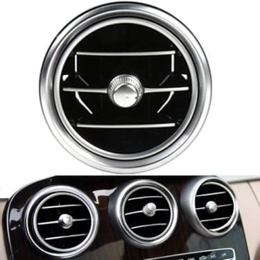 Imagem de Silver black,Front Middle,TPUIZUS 1 Pcs Conjunto Da Grelha De Ventilação Do Ar Condicionado Central Do Console Do Carro para Mercedes Benz C Class W205 para GLC Class W253 2015-2021 2058301154