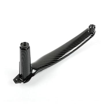 Imagem de Interior De Fibra De Carbono Esquerda Direita Maçaneta Da Porta Dentro Da Capa Painel Guarnição Substituição Compatível Com Bmw X5 X6 E70 E71 E72 2007-2013(Carbon-left)
