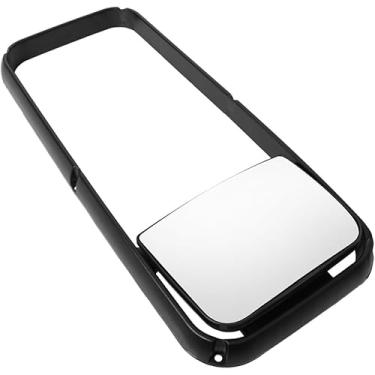 Imagem de Moldura de espelho de porta aquecida com vidro inferior serve para semi-caminhões KENWORTH & PETERBILT T660, T800, 389 - Substituição do bisel anexado