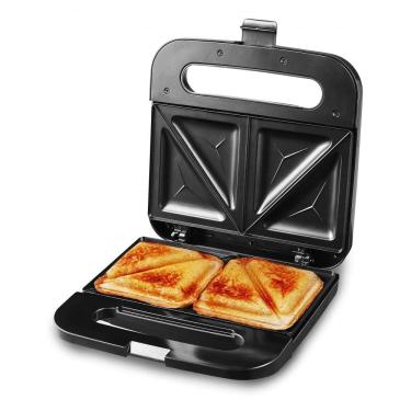Imagem de Máquina de Sanduíche Panini Elite Gourmet ESM2207XSS, Prepara Sanduíches Gourmet, Tostados e Saborosos, Superfície Antiaderente, 2 Fatias