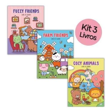 Imagem de Coleção Livros De Colorir Inspirado Coleção Bobbie Goods 3 Vols Fuzzy 