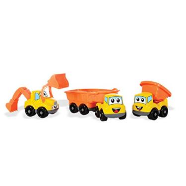 Imagem de Kit com Blocos de Montar e Desmontar Construction Team Caixa, Maral, Multicor