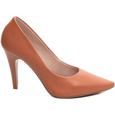Imagem de Torricella, Sapato Scarpin Salto Alto Bico Fino Stiletto Agulha Feminino 9cm (Marrom, BR, Adulto, Numérico, P, 39)