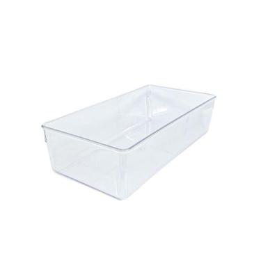 Imagem de Organizador Geladeira Porta Alimentos Latas Bandeja Transparente Multi