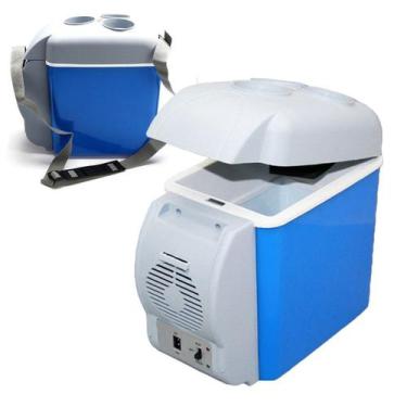 Imagem de Mini Geladeira Automotiva Cooler Carro 12v  7,5 Litros
