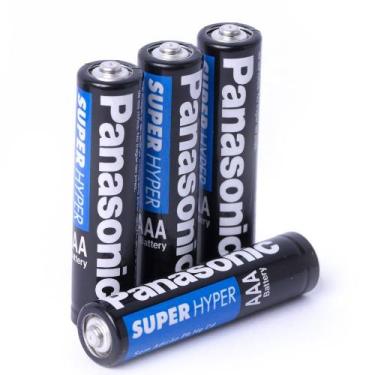 Imagem de Kit 4 Pilha Palito AAA Palito 3a Cartela C/ 4 Unidades - Panasonic - N