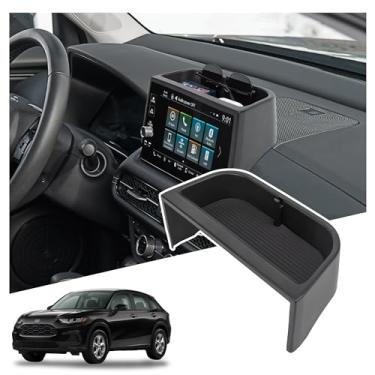 Imagem de Sinminou Bandeja organizadora de painel de console central compatível com acessórios internos Honda HR-V 2023-2025, caixa organizadora de armazenamento de painel, serve para telas Honda HRV de 7 e 9