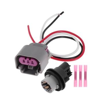 Imagem de REPAIROCK 1 conjunto de fiação de soquete de luz de seta para Dodge Calibre 2007-2012 No.5191189AA/L00003157A Lâmpada Pigtail Conector Chicote