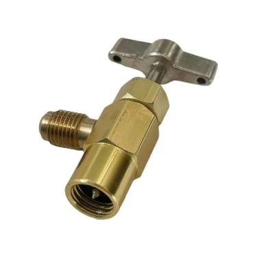 Imagem de YsXoWiui Válvula de distribuição de de lata, abridor de metal com rosca fêmea de 1/2" Rh, multiuso, prático, Sem Adaptador