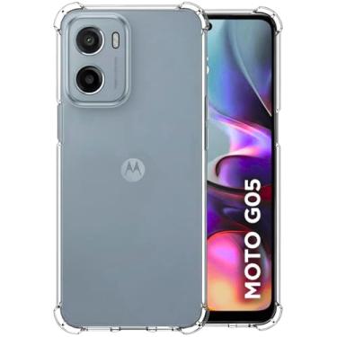 Imagem de Capa Slim Premium para Motorola [Moto G05] Capinha Transparente Anti Impacto com [Proteção de Câmera] Case Resistente Anti Riscos, Leve e com TPU Reforçada