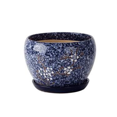 Imagem de Vaso artificial simulação planta verde planta verde vaso de flores de plástico interior sala de estar decoração vaso de plantas (I) (A médio)