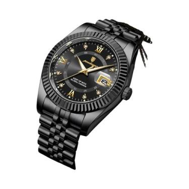 Imagem de Relógio Masculino De Quartzo POEDAGAR De Luxo, À Prova D'água, Luminos