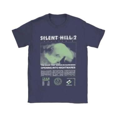 Imagem de Camiseta Masculina Silent Hill 2 De Algodão Casual Com Manga Curta E G