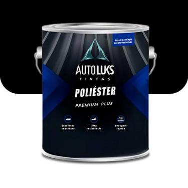 Imagem de Tinta Automotiva Poliéster Preto Ninja Vw 900Ml Autoluks