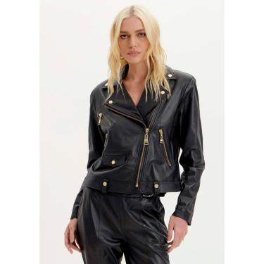Imagem de Jaqueta De Couro Com Zíperes Lança Perfume-Feminino