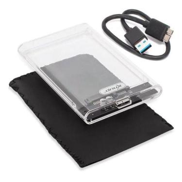 Imagem de Case Gaveta Para Hd Ssd 2.5 Sata Conexão Usb 3.0 5gbps Exbom