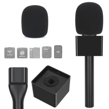 Imagem de YOUSHARES Cabo de microfone Lavalier para microfone RODE Wireless GO/GO 2/ME/Pro e DJI 1/2 – Inclui bandeira de microfone e para-brisas de espuma