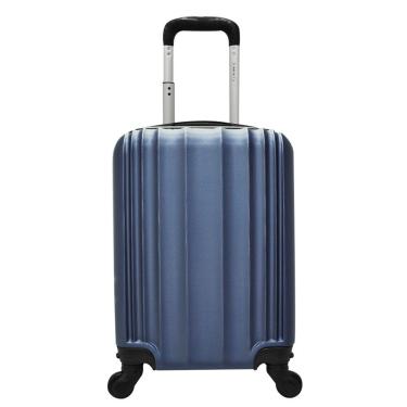 Imagem de Mala De Bordo Pequena Em Abs Yins 21023 Cadeado Integrado Rodas Giro 360º Azul Pp