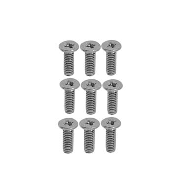 Imagem de Zahara 9 peças de substituição de parafusos de capa inferior inferior preta para DELL inspiron 7368 2 em 1 P69G001 18,732.5-5.1 cm-1 P69G002 7378 2-em-1