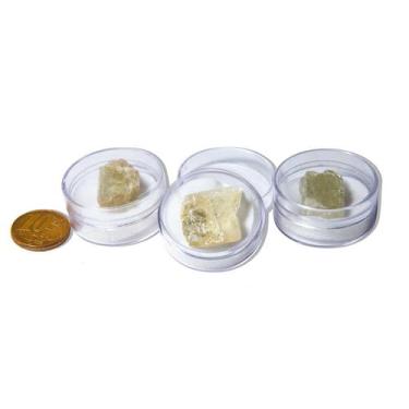 Imagem de Espodumena Verde 5 a 10g No Estojo Fonte Lítio Natural Bruta - Cristai