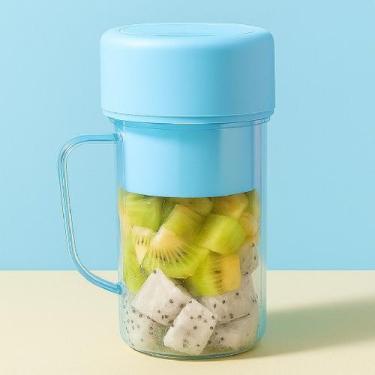 Imagem de Mini Liquidificador Portátil Recarregável Copo Caneca 420ml 6 Lâminas 