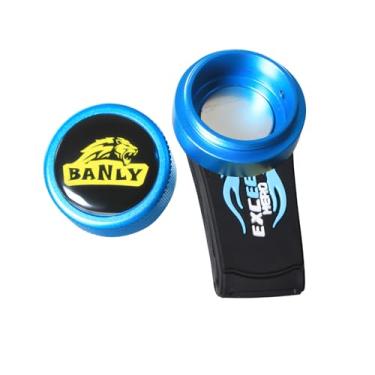 Imagem de Banly Suporte de giz de piscina com clipe de cinto fixo, giz de bolso com clipe magnético portátil, mini suporte de giz de bilhar, caixa de giz para taco de bilhar