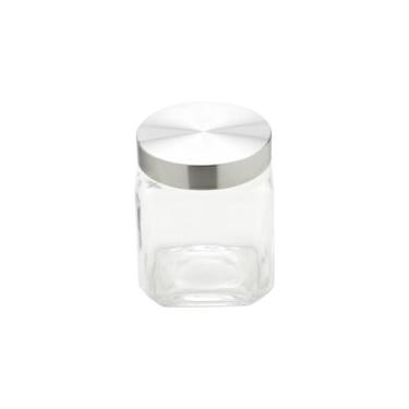 Imagem de Rojemac PORTA MANTIMENTO VIDRO C/TAMPA AÇO QUADRADO 1,2l, SEM LINHA